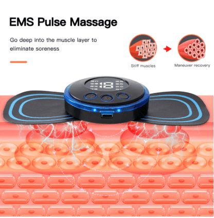 Say Goodbye to Neck Pain with the EMS Butterfly Neck Rechargeable Massager! - ENLIVE