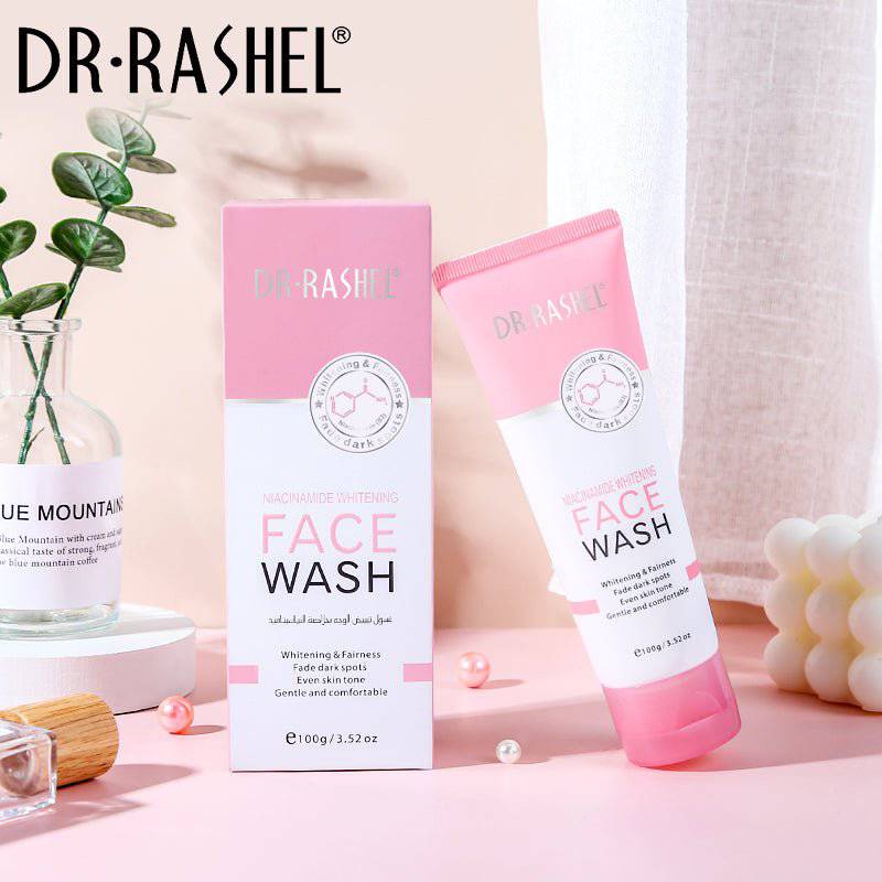 DR RASHEL Niacinamide Whitening Fade Dark Spots Face Wash 100g - ENLIVE