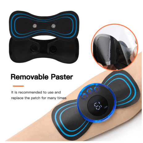 Say Goodbye to Neck Pain with the EMS Butterfly Neck Rechargeable Massager! - ENLIVE