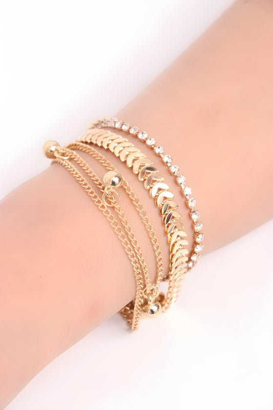 Shine Like Gold with Our Artificial Gold Plated Bracelet - The Perfect Accessory for Any Occasion! - ENLIVE