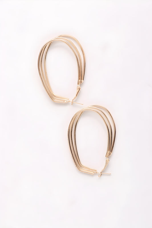 Add a Touch of Glamour to Your Look with Our Artificial Gold and Silver Colour Earrings - ENLIVE