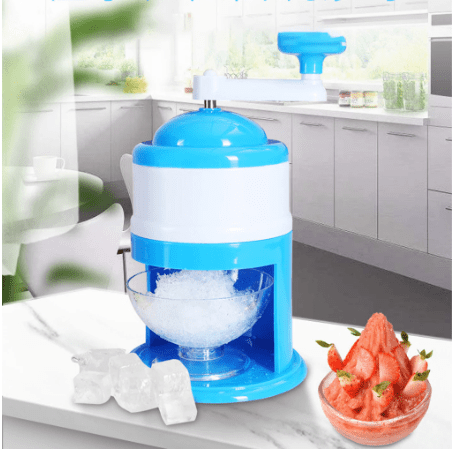 Ice Crusher DIY Drink Breaker Tabletop Snow Cone Maker Shaver Countertop Party Shredding Shaved Crushing Machine - ENLIVE