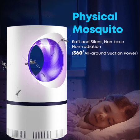 Mosquito Killer Round Lamp USB Mosquito Repellent LED Anti-mosquito UV Electric Mosquito Trap Outdoor Insect Killer - ENLIVE