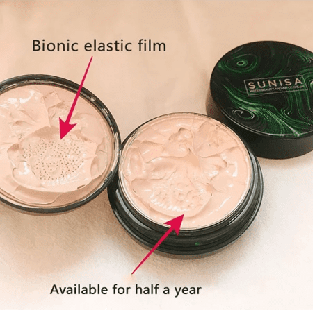 20g SUNISA CC Cream Mushroom Head Air Cushion For Face Moisturizing Foundation Air-permeable Natural Brightening Makeup Tool - ENLIVE